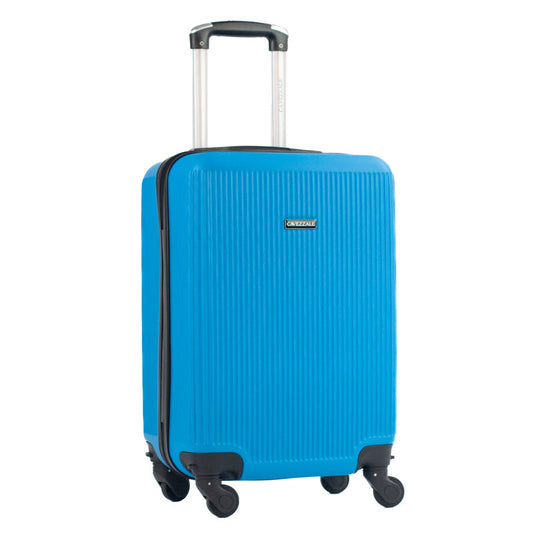 Mala de Bordo La Fenice com Zíper Antifurto Capri ABS Azul 101716