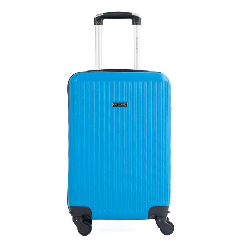 Mala de Bordo La Fenice com Zíper Antifurto Capri ABS Azul 101716