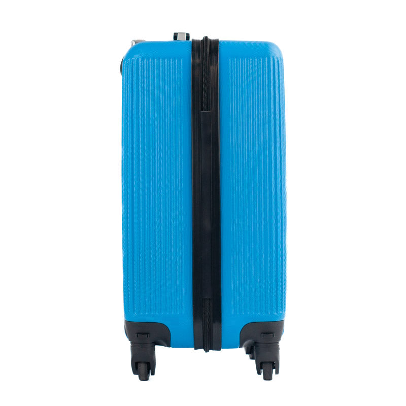 Mala de Bordo La Fenice com Zíper Antifurto Capri ABS Azul 101716