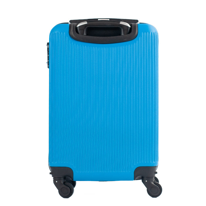 Mala de Bordo La Fenice com Zíper Antifurto Capri ABS Azul 101716