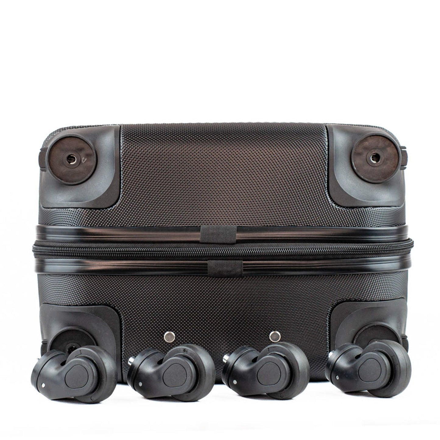 Mala de Bordo La Fenice com Zíper Antifurto Capri ABS Preto 101716