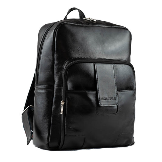 Mochila de Couro Masculina La Fenice Preto 99657