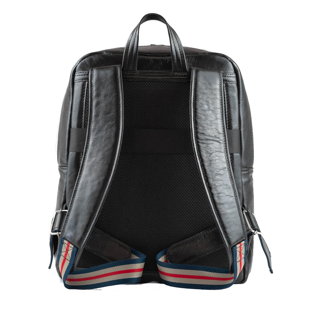 Mochila de Couro Masculina La Fenice Preto 99657