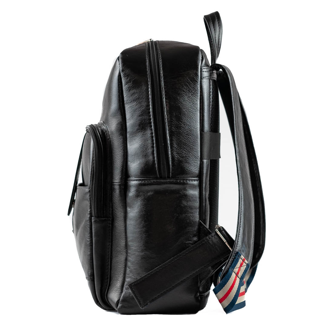 Mochila de Couro Masculina La Fenice Preto 99657