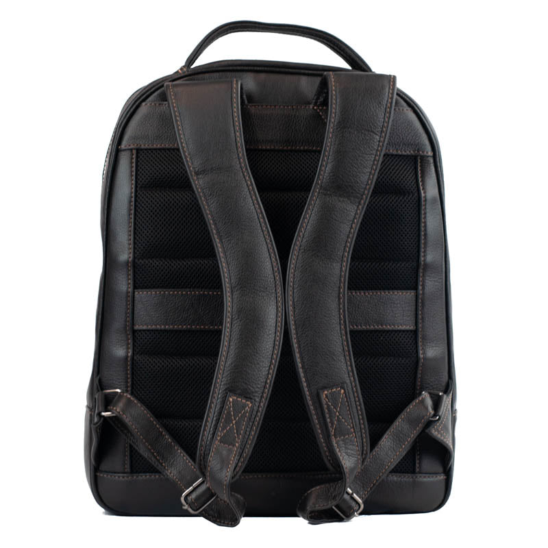Mochila de Couro Bufalo La Fenice Preto 103296