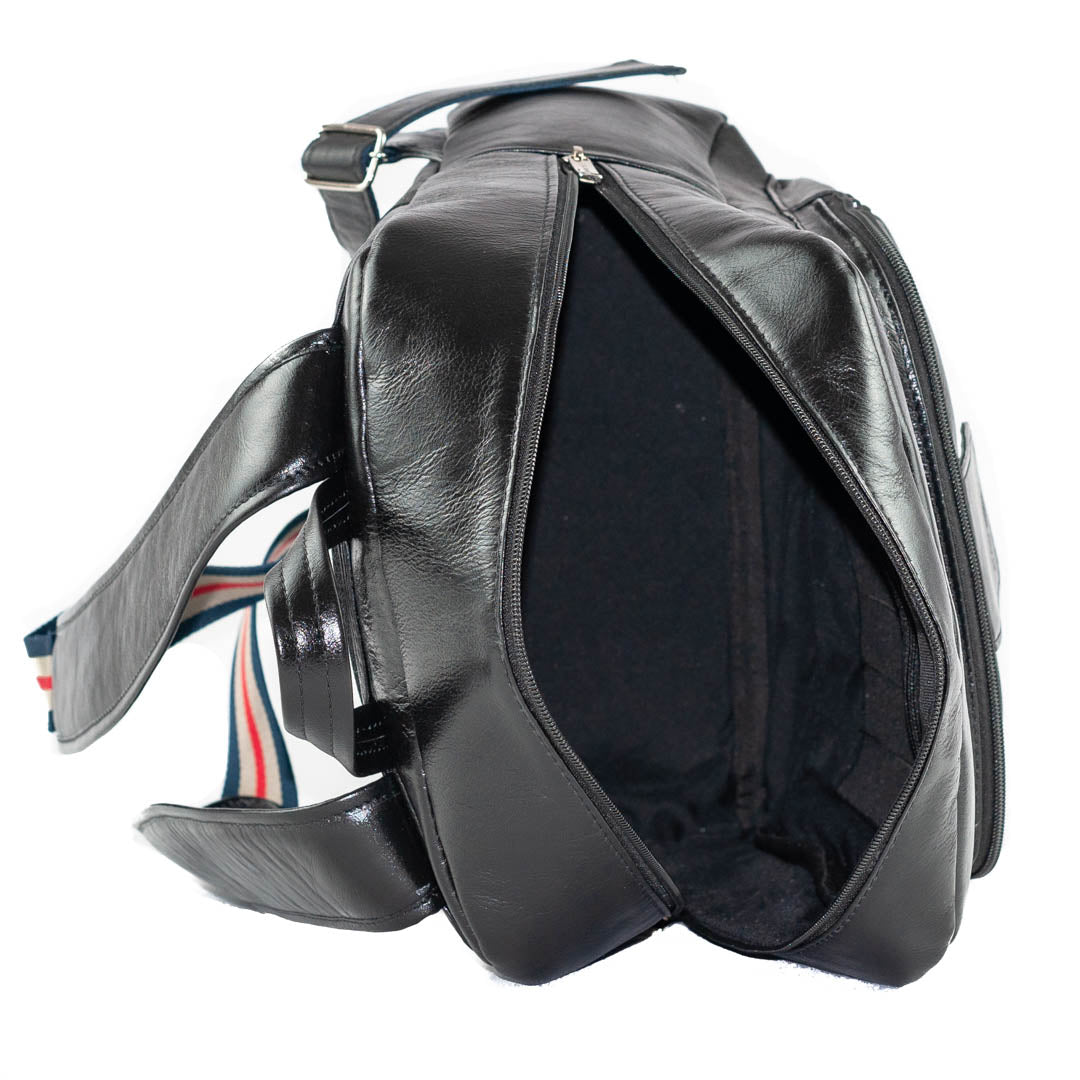 Mochila de Couro Masculina La Fenice Preto 99657
