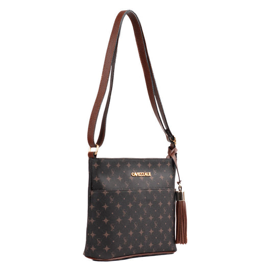 Bolsa Tiracolo Média Personnalite La Fenice Chocolate/Toffee 104531