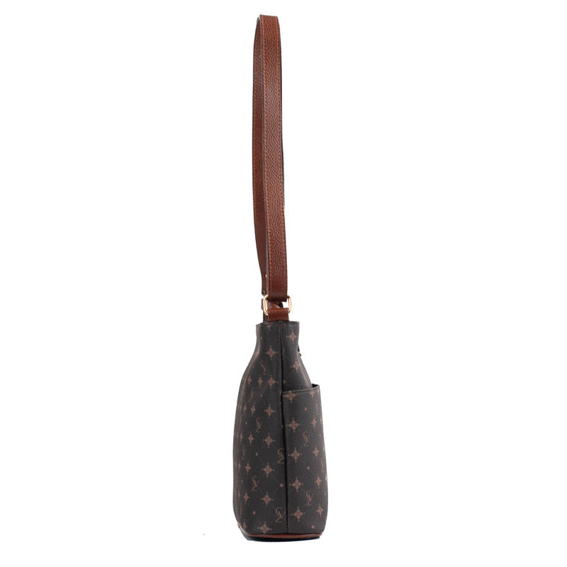 Bolsa Tiracolo Média Personnalite La Fenice Chocolate/Toffee 104531