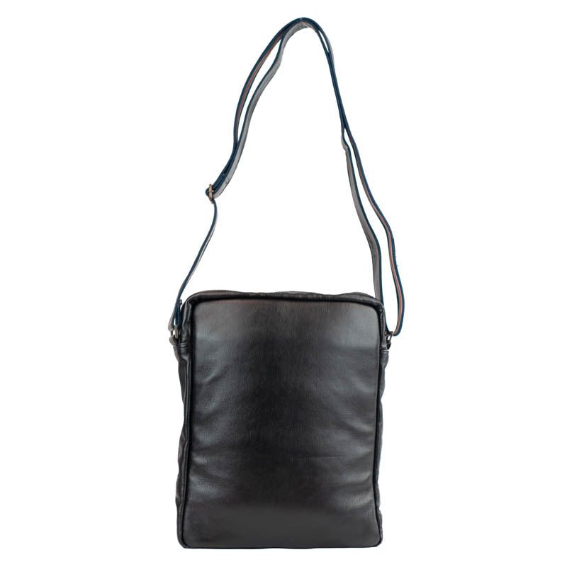 Tiracolo Transversal Couro La Fenice Preto 055236