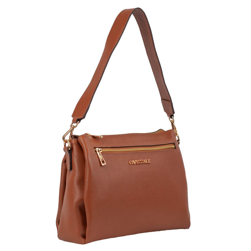 Bolsa de Couro Soft La Fenice Whisky 105882