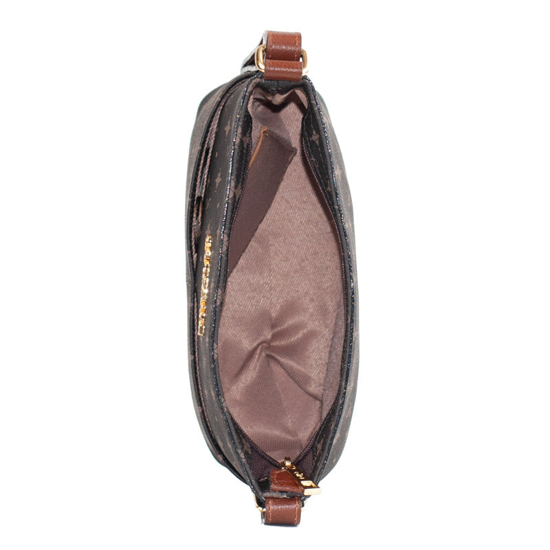 Bolsa Tiracolo Média Personnalite La Fenice Chocolate/Toffee 104531