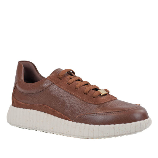 Tênis de Couro Floter La Fenice Brown 105877