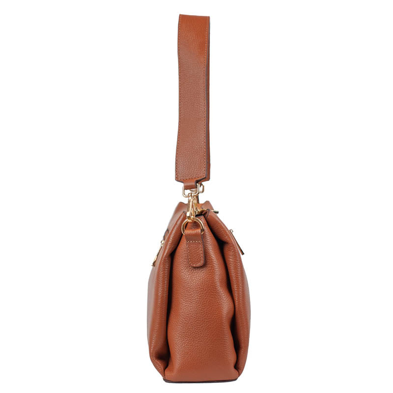 Bolsa de Couro Soft La Fenice Whisky 105882