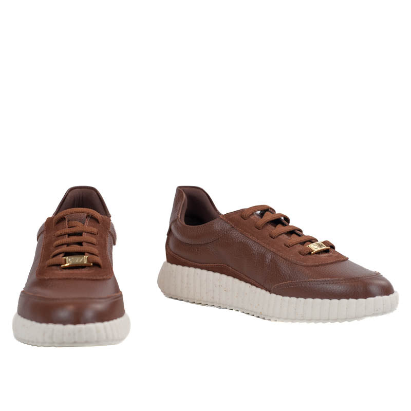 Tênis de Couro Floter La Fenice Brown 105877