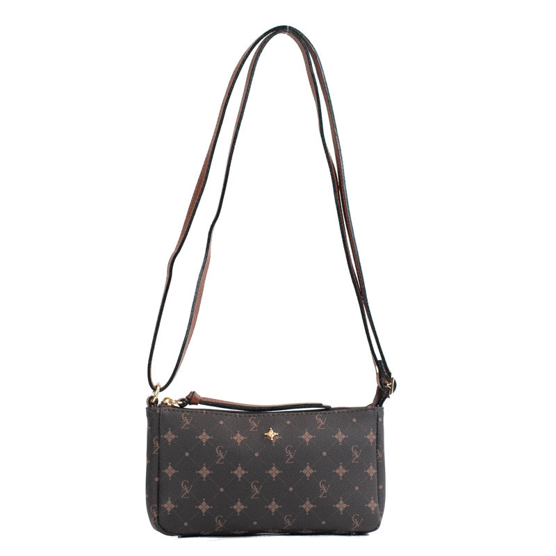 Bolsa Tiracolo Pequena La Fenice Personnalité Chocolate/Toffe 104824