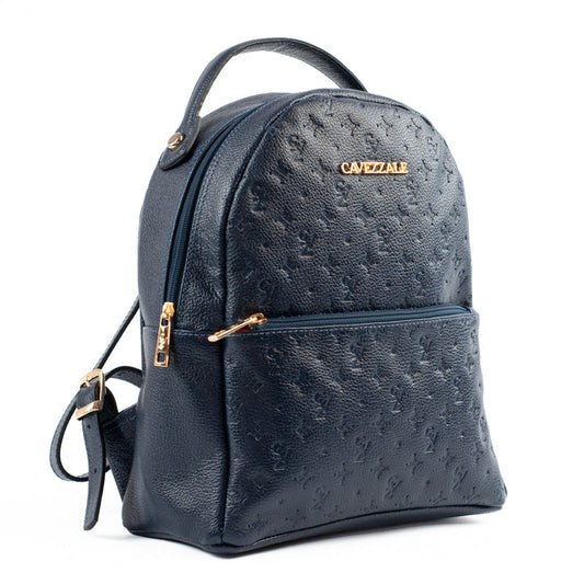 Mochila de Couro La Fenice Marinho 105046