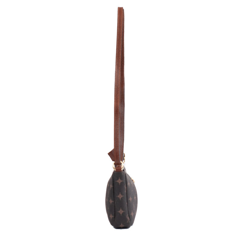 Bolsa Tiracolo Pequena La Fenice Personnalité Chocolate/Toffe 104824