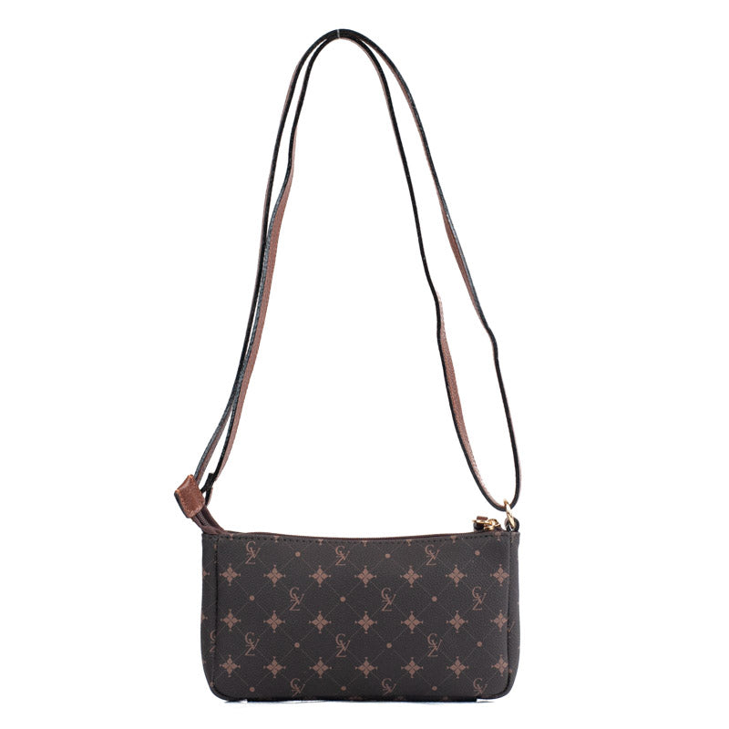 Bolsa Tiracolo Pequena La Fenice Personnalité Chocolate/Toffe 104824