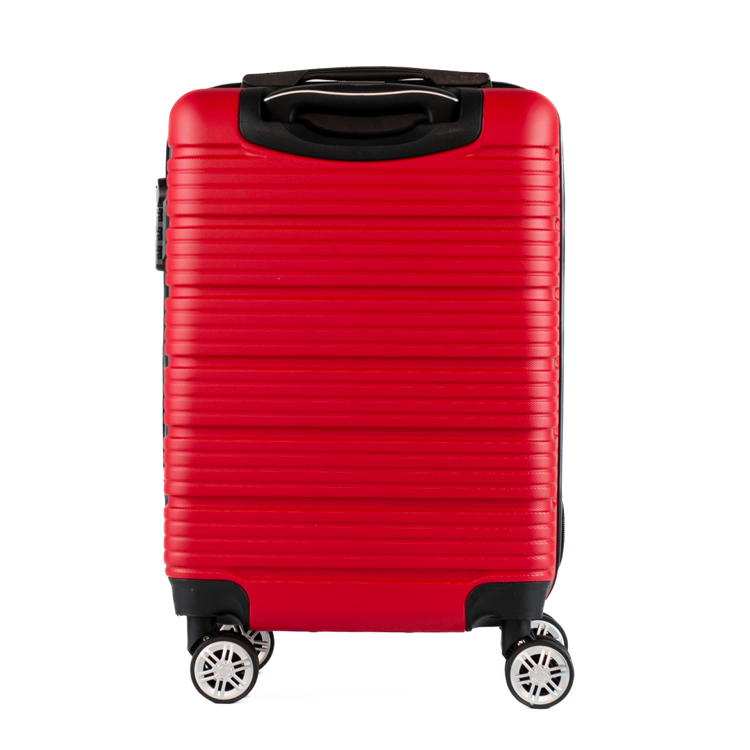 Mala de Bordo 10 Kg ABS 4 Rodas Antifurto La Fenice Sorrento Plus Vermelho 105130