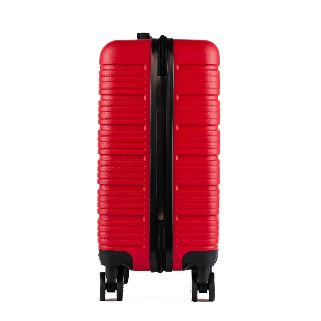 Mala de Bordo 10 Kg ABS 4 Rodas Antifurto La Fenice Sorrento Plus Vermelho 105130