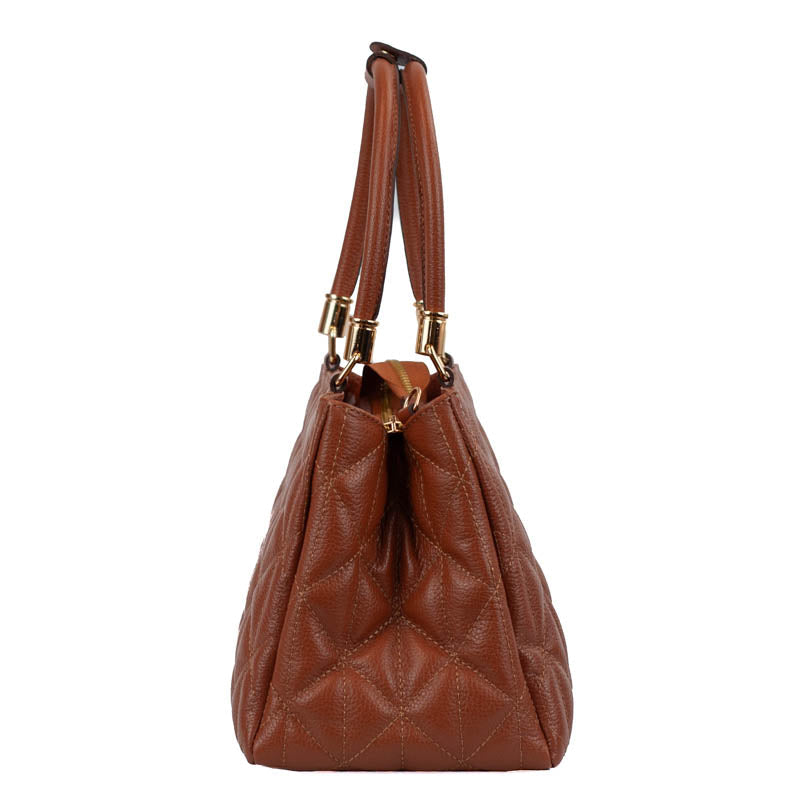 Tote Bag de Couro Soft La Fenice Whisky 105885
