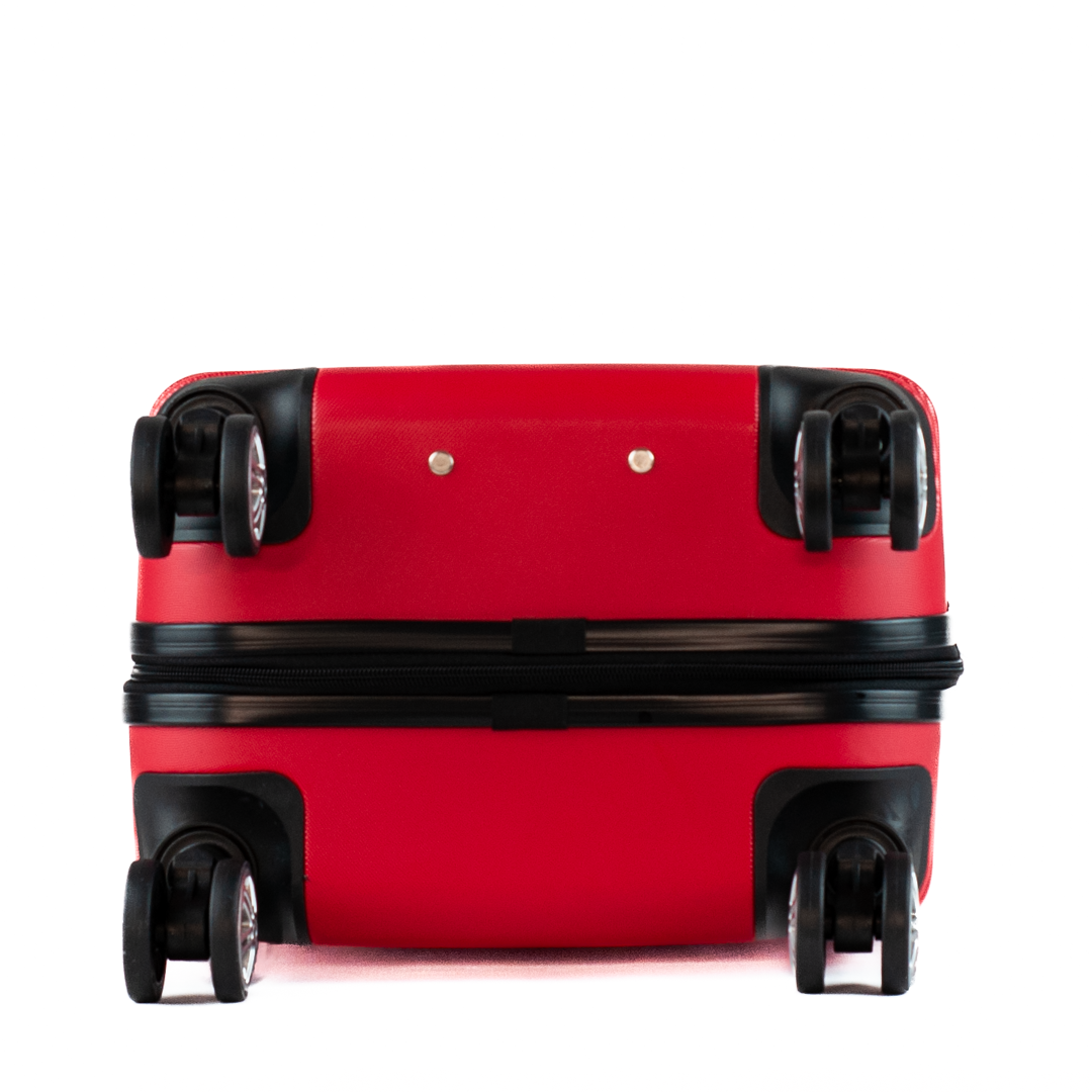 Mala de Bordo 10 Kg ABS 4 Rodas Antifurto La Fenice Sorrento Plus Vermelho 105130