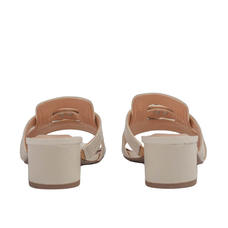 Tamanco de Couro La Fenice Off White 105420