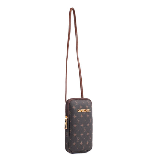 Bolsa Tiracolo Pequena Personnalite La Fenice Chocolate/Toffee 104153