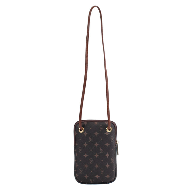 Bolsa Tiracolo Pequena Personnalite La Fenice Chocolate/Toffee 104153