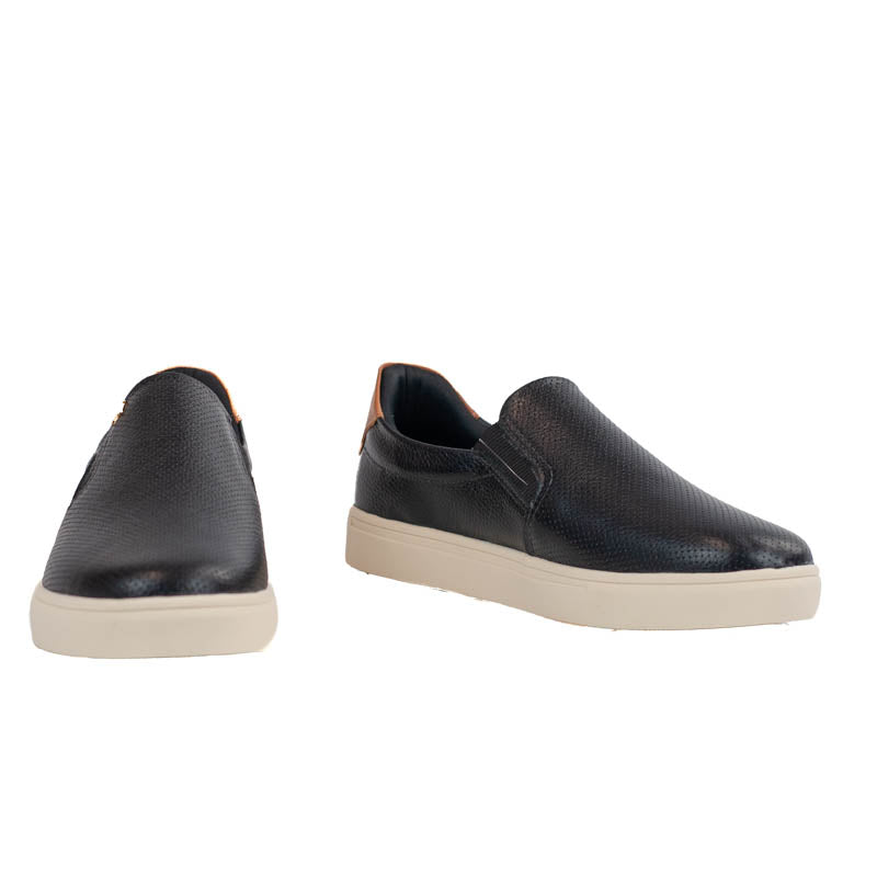 Tênis de Couro La Fenice Floter Furadinho Preto 105880