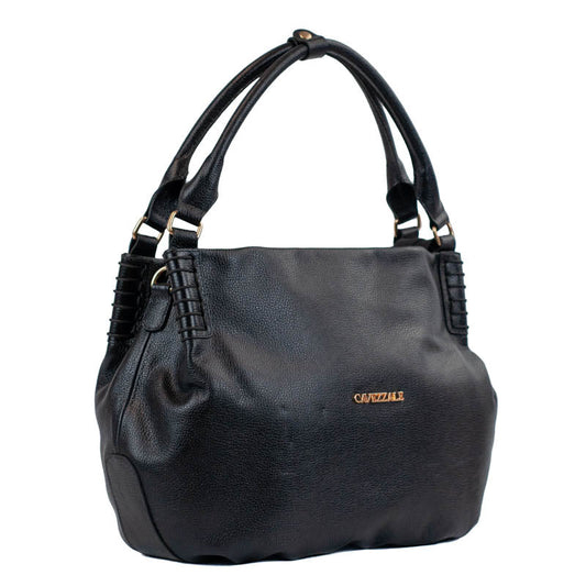 Bolsa Hobo de Couro Soft La Fenice Preto 105883