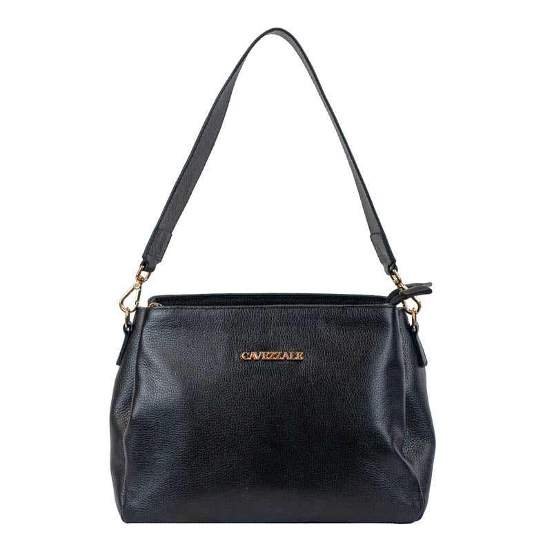 Bolsa de Couro Soft La Fenice Preto 104281