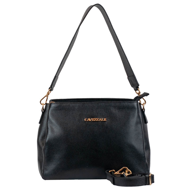 Bolsa de Couro Soft La Fenice Preto 104281