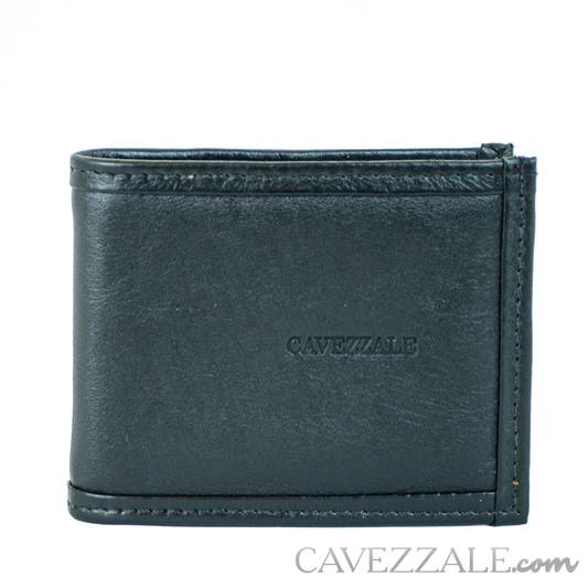 Carteira Couro Masculina Grande La Fenice Preto 050040