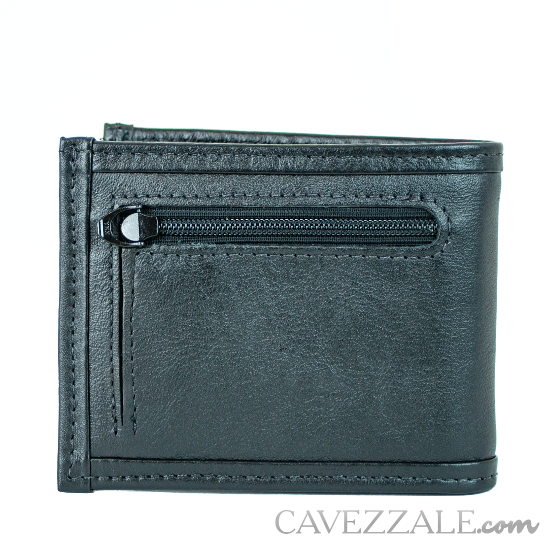 Carteira Couro Masculina Grande La Fenice Preto 050040