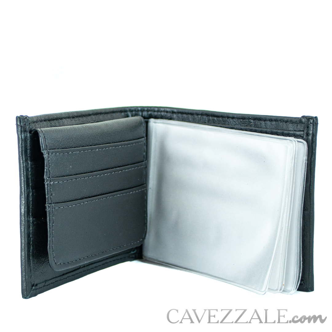 Carteira Couro Masculina Grande La Fenice Preto 050040