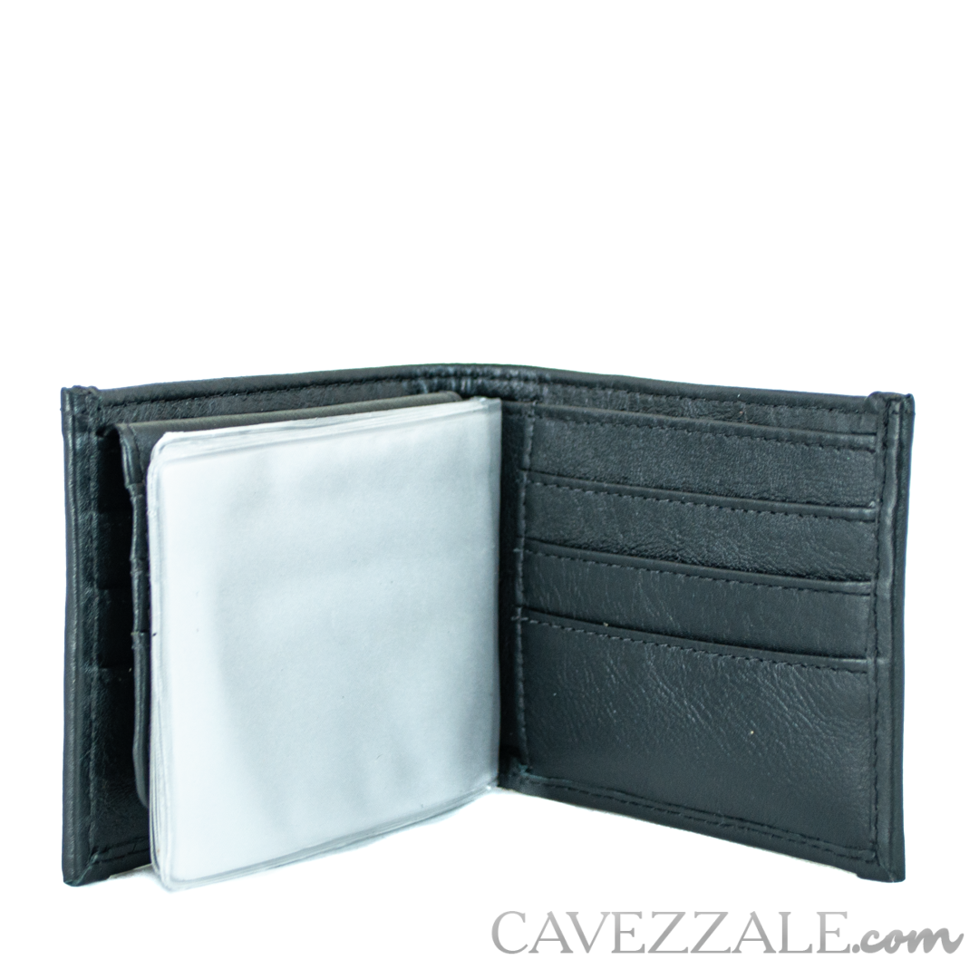 Carteira Couro Masculina Grande La Fenice Preto 050040