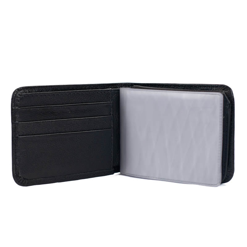 Carteira de Couro Masculina Média La Fenice Preto 0101253