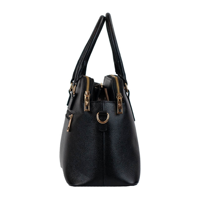 Tote Bag de Couro La Fenice Preto 105884