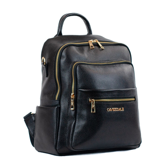Mochila de Couro Soft La Fenice Preto 105886