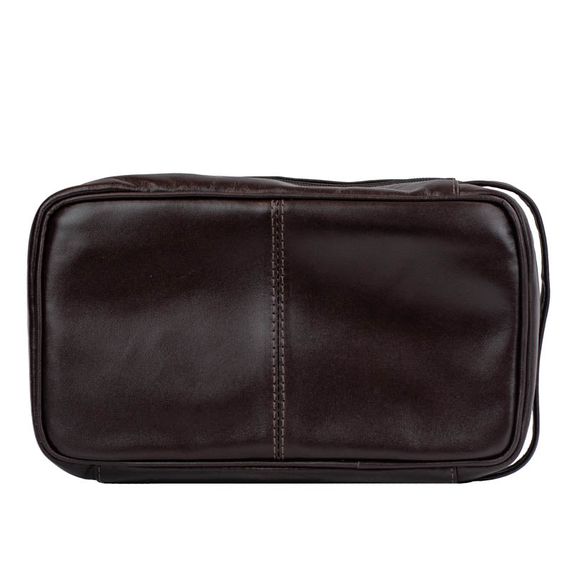 Necessaire Couro La Fenice Café 053018