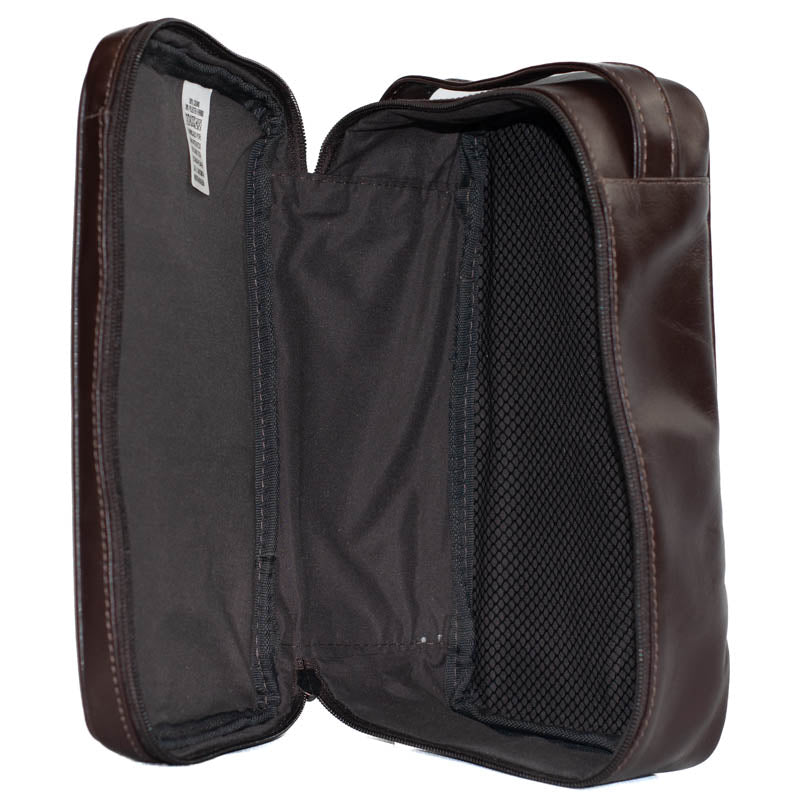Necessaire Couro La Fenice Café 053018