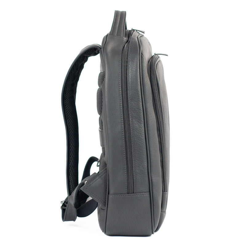 Mochila de Couro Búfalo La Fenice Cafe/Caramelo 105473
