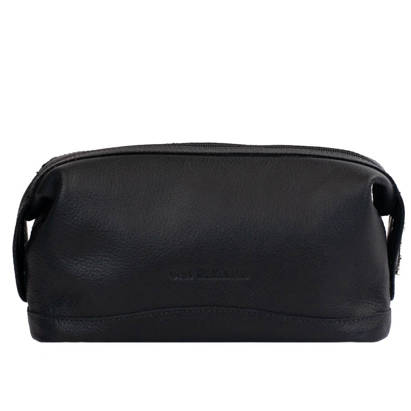 Necessaire Couro La Fenice Preto 000488