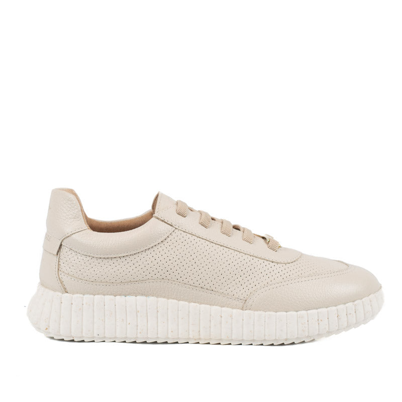 Tênis de Couro Floter La Fenice Off White 105881