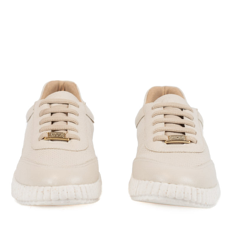 Tênis de Couro Floter La Fenice Off White 105881