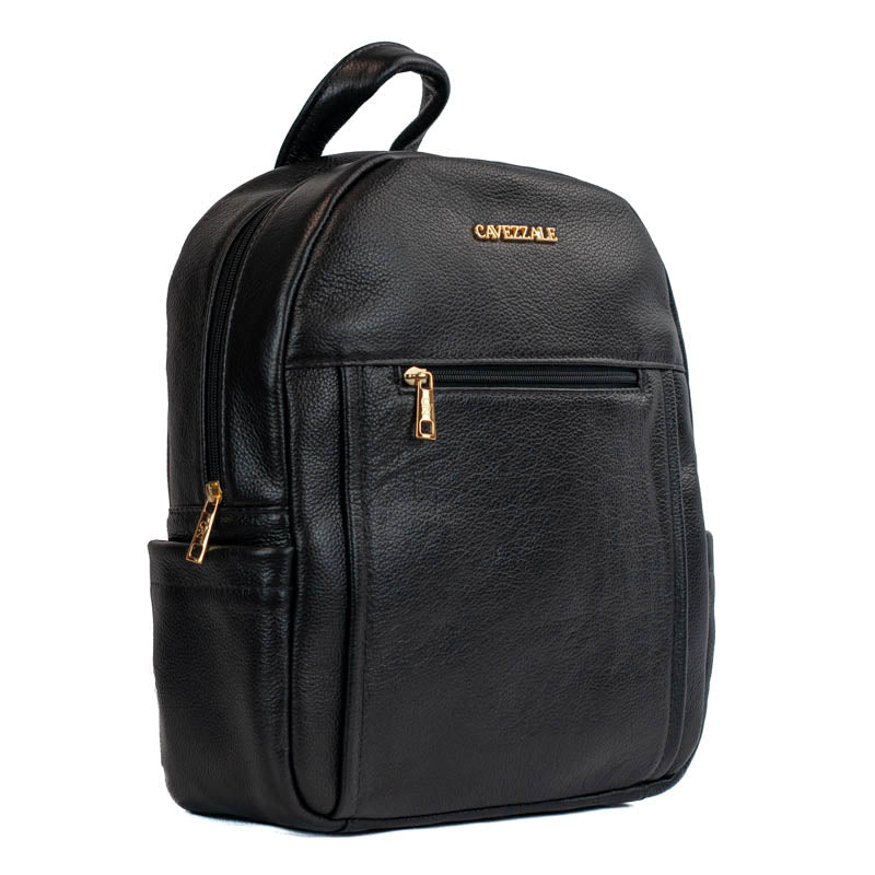 Mochila de Couro Soft La Fenice Preto 105056