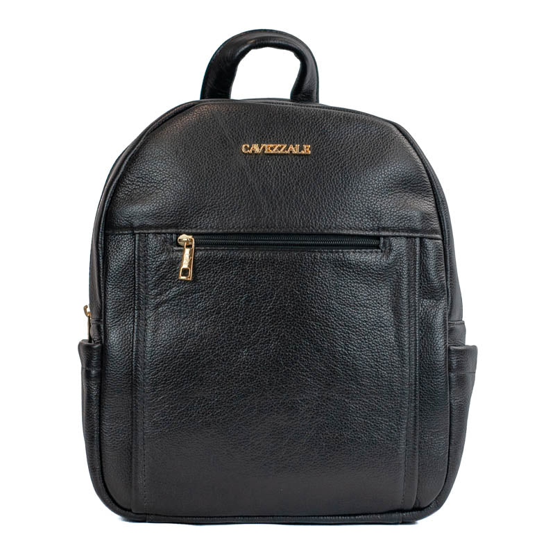 Mochila de Couro Soft La Fenice Preto 105056