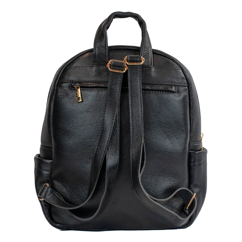 Mochila de Couro Soft La Fenice Preto 105056