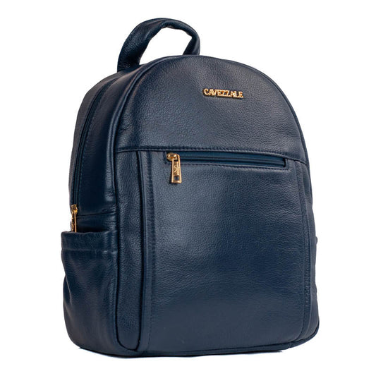 Mochila de Couro Soft La Fenice Marinho 105056